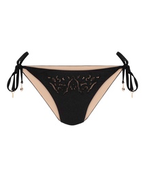 Bas de bikini Boho Cheeky - Noir