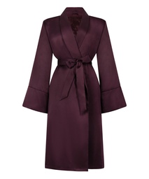 Peignoir en polaire satinée - Violet