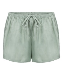 Satin Shorts Ayla - Vert, Vert, coloris