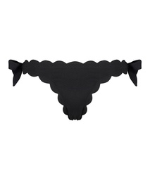 Scallop Goddess Brazilian bikini bottom - Black, Noir, coloris