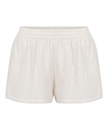 Short en mousseline - Blanc, Blanc, coloris