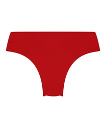 Slip brésilien iInvisible Lace Back - Rouge