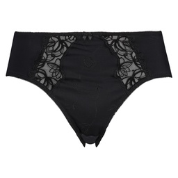 Slip taille haute Diva - Noir