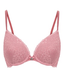 Soutien-gorge à armatures préformé push-up Marine - Rose