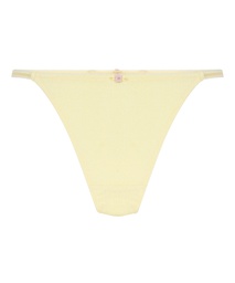 String Pointelle - Jaune, Jaune, coloris