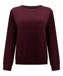 Top Velours - Rouge, Rouge, coloris