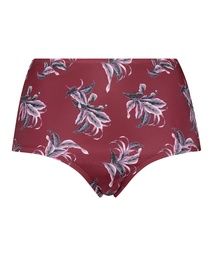 Tropic Glam high leg bikini shorts - Red, Rouge, coloris