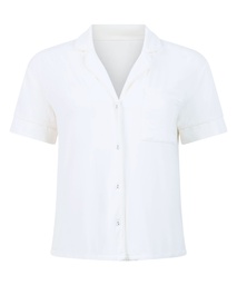 Veste à manches courtes en jersey Essential - Blanc, Blanc, coloris