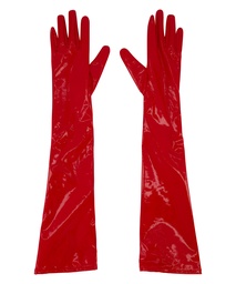 Gants Similicuir - Rouge, Rouge, coloris
