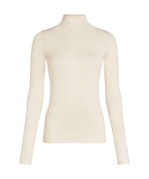 Haut avec cachemire à col roulé super soft - Blanc