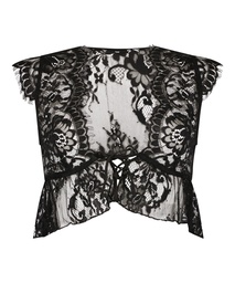 Arabella short-sleeved top - Black, Noir, coloris