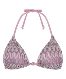 Haut de bikini triangle Cali - Rose, Rose, coloris