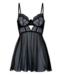 Babydoll Isabelle - Noir, Noir, coloris