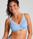 Soutien-gorge à armatures non-préformé minimiseur Nina - Bleu