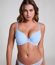 Soutien-gorge à armatures préformé push-up Cherry - Bleu