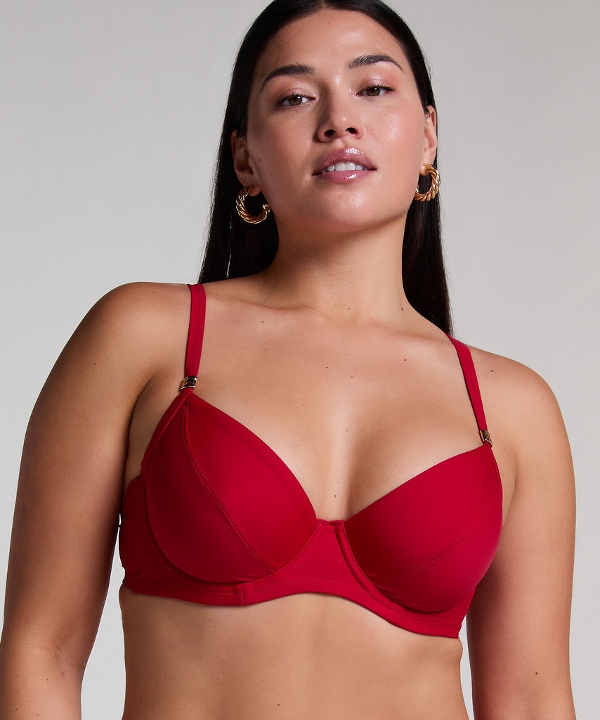 Haut de bikini Luna - Rouge