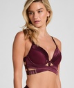 Soutien-gorge à armatures longline push-up préformé Colette - Violet