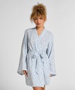 Robe courte en mousseline - Bleu