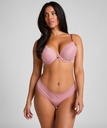 Slip brésilien en forme de V London - Rose