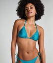 Haut de bikini triangle Aqua - Vert