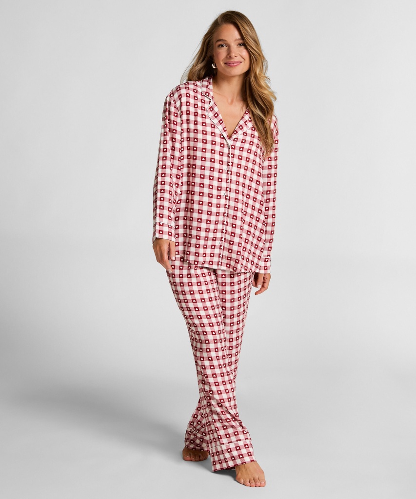 Pyjama en sergé - Rouge