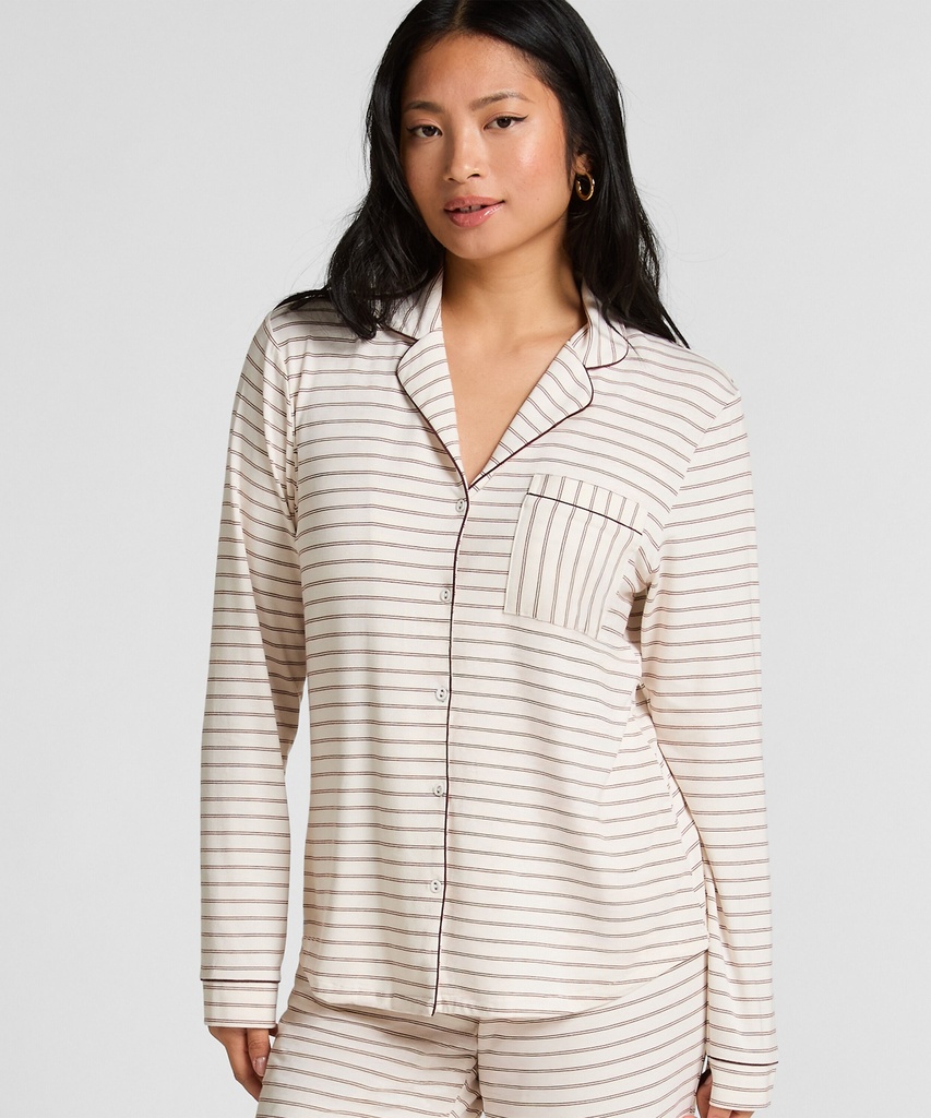 Veste à manches longues en jersey Essential - Blanc