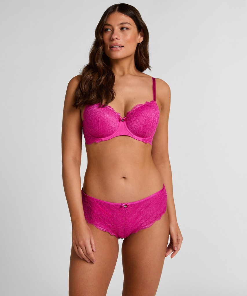 Slip brésilien Marine - Rose