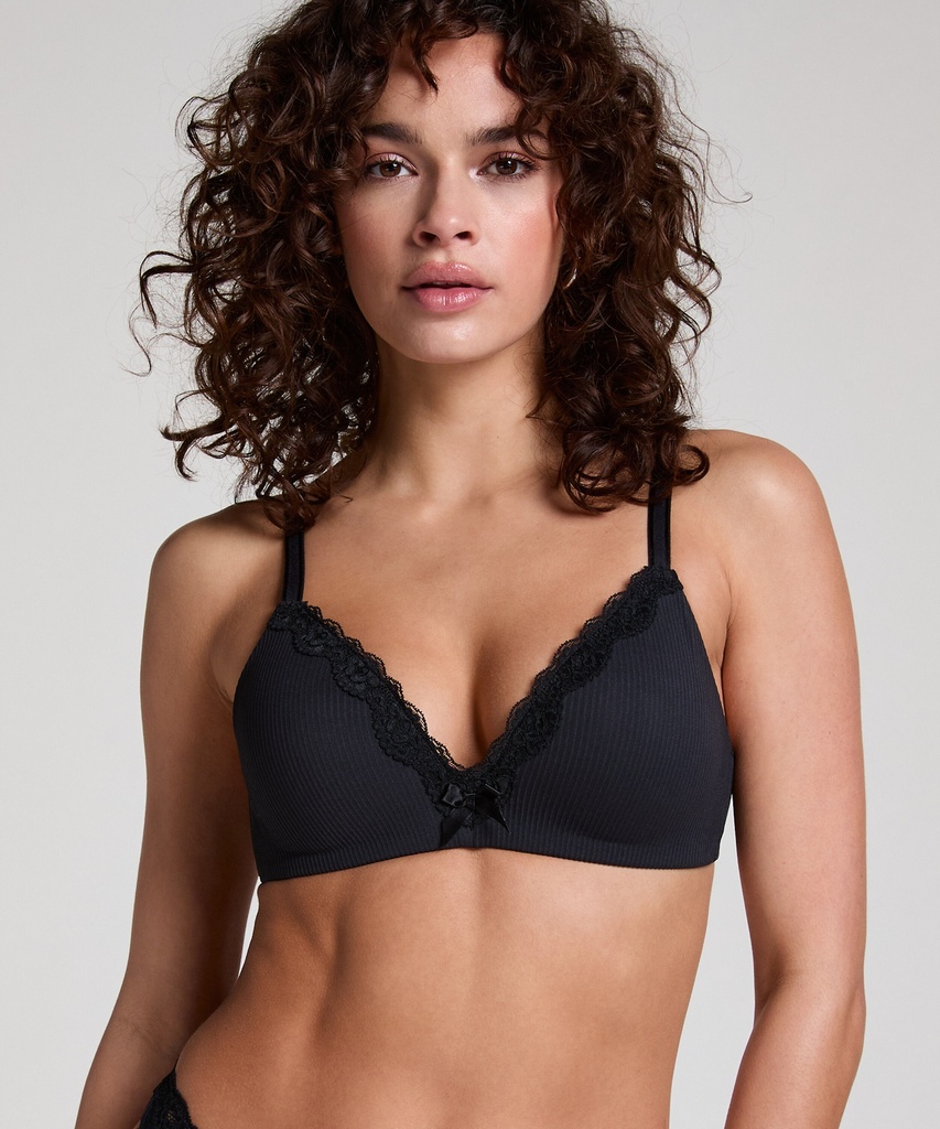 Soutien-gorge sans armatures préformé Lola - Noir