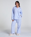 Haut de pyjama en Coton - Bleu