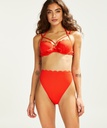 Scallop Rio Bikini Bottoms - Red