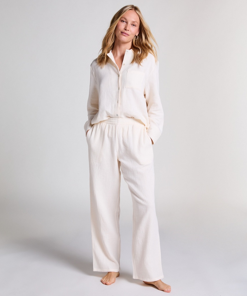 Pantalon en mousseline - Blanc