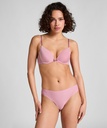 Slip brésilien iInvisible Lace Back - Rose