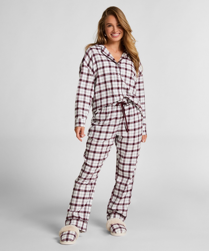 Pantalon de Pyjama Flanel - Blanc