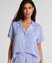 Veste à manches courtes en satin - Violet