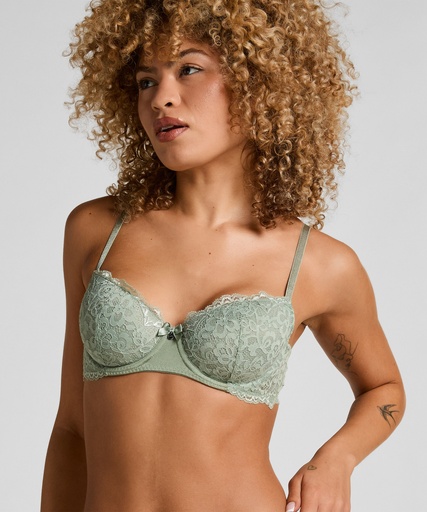 Soutien-gorge à armatures préformé Marine - Vert