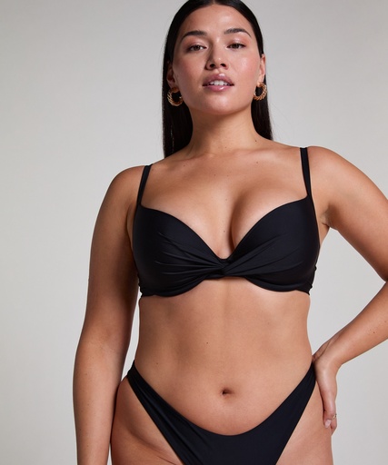 Haut de bikini préformé Luna - Noir