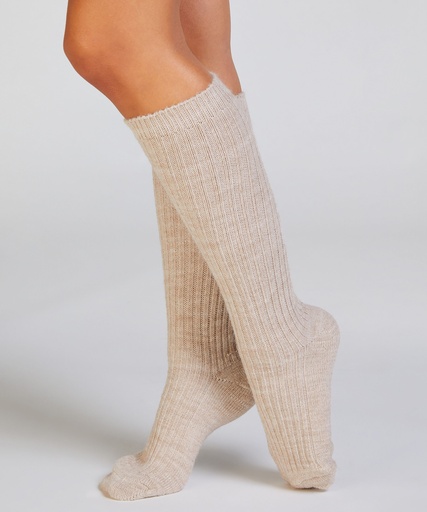 [301415001] 1 paire de chaussettes tricotées - Beige