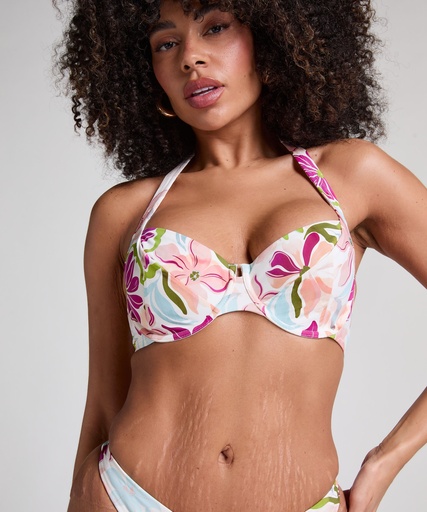 Haut de bikini à armatures non rembourré Ayanna - Blanc