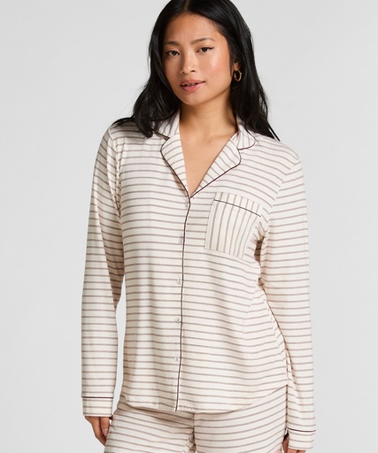 Veste à manches longues en jersey Essential - Blanc