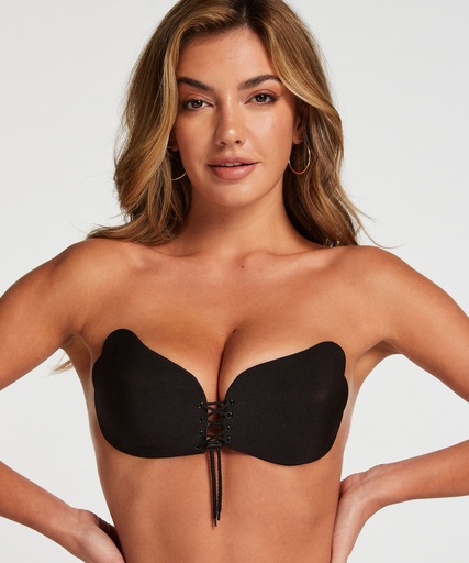 Soutien-gorge push-up autocollant - Noir