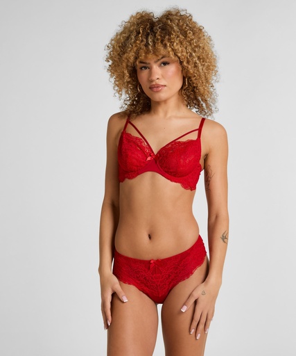 Slip brésilien Teddy - Rouge