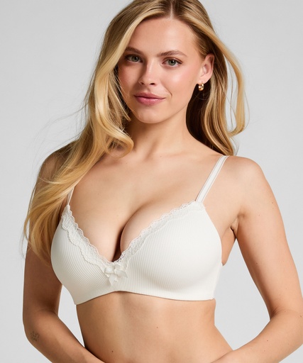 Soutien-gorge sans armatures préformé Lola - Blanc