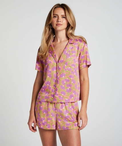 Short de pyjama Satin - Rose