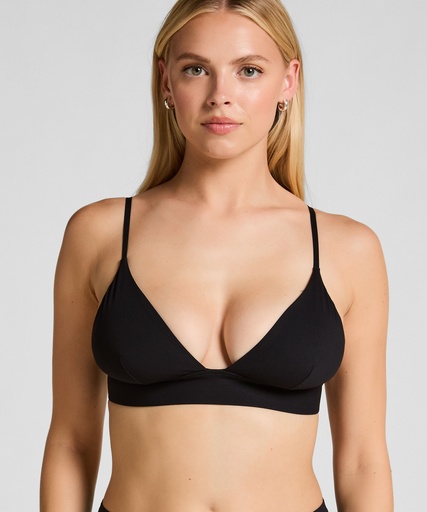 Triangle Brassière Smooth - Noir