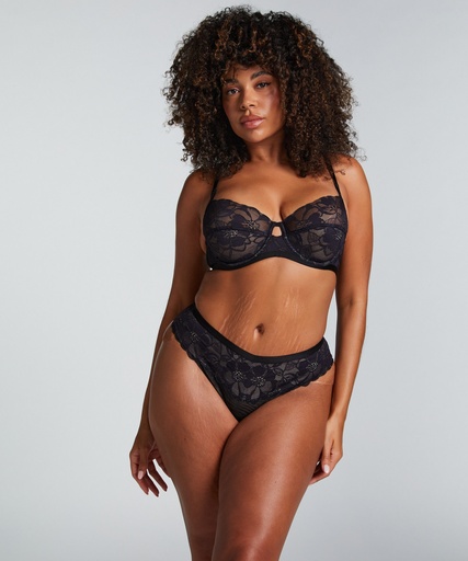 Boxer string Sophia - Noir